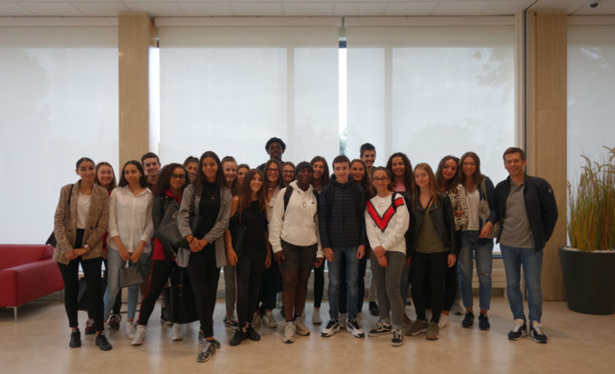 Visite septembre Dépêche Lycée Rive Gauche Toulouse
